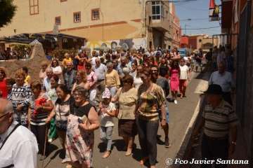 Misa y procesión religiosa en La Viña (Foto Francisco Javier Santana)
